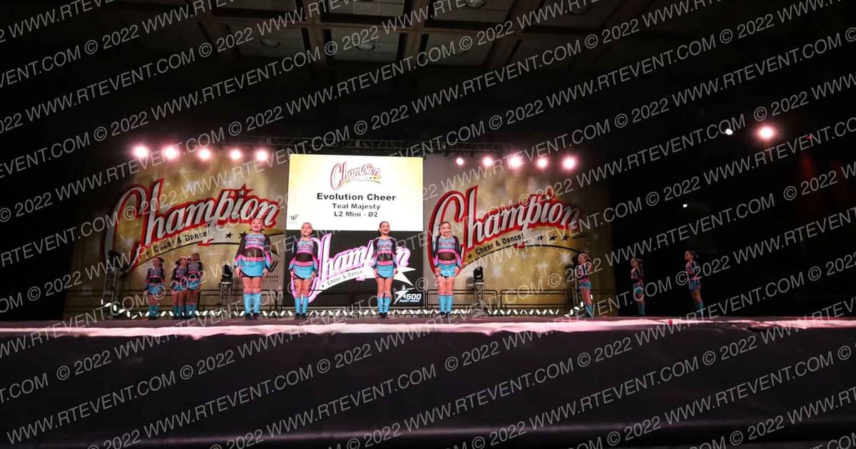 Evolution Cheer Teal Majesty · CCD Grand Nationals CHEER