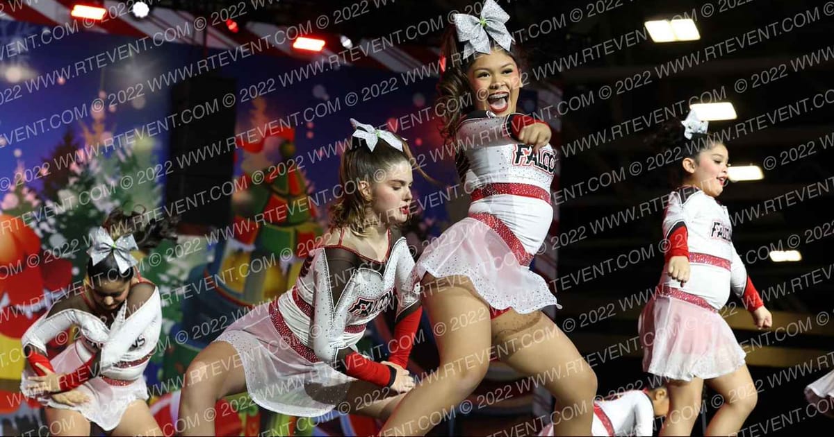 Cheer-riffic Techniques Tail Feathers · Spirit Celebration Christmas Grand Nationals