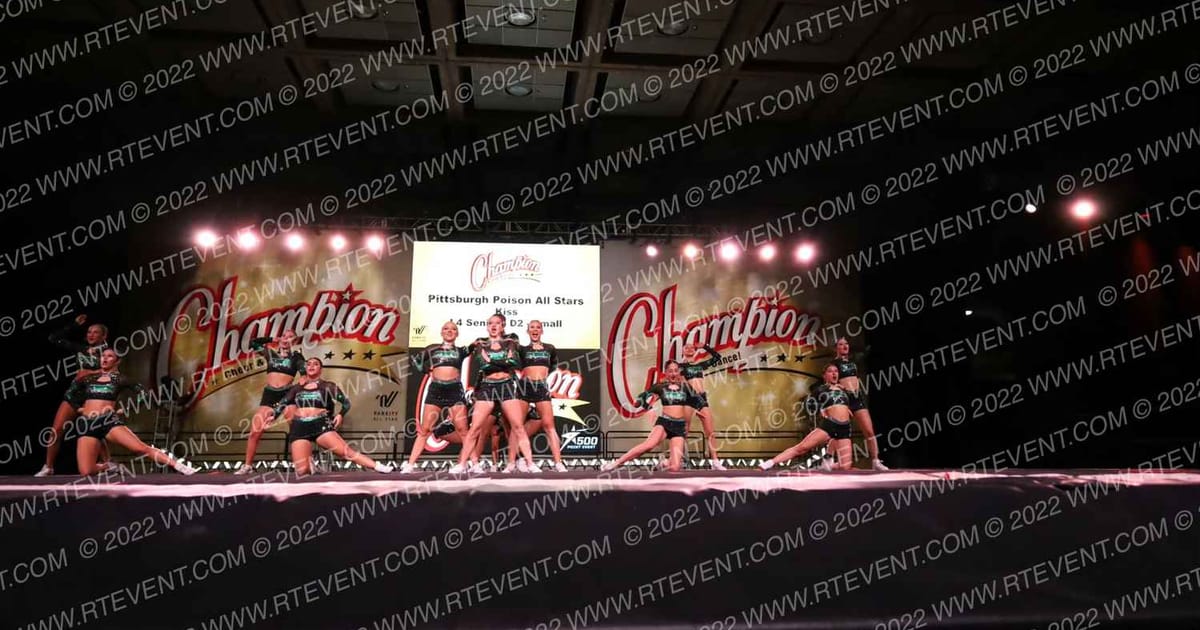 Pittsburgh Poison All Stars Kiss · CCD Grand Nationals CHEER