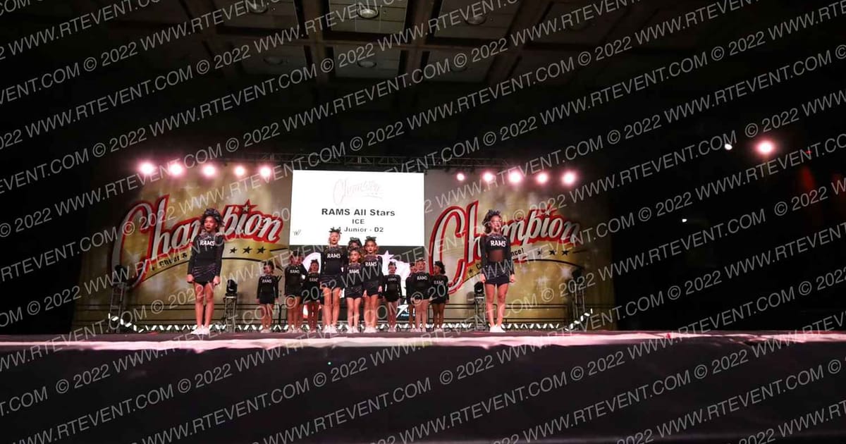 RAMS All Stars ICE · CCD Grand Nationals CHEER