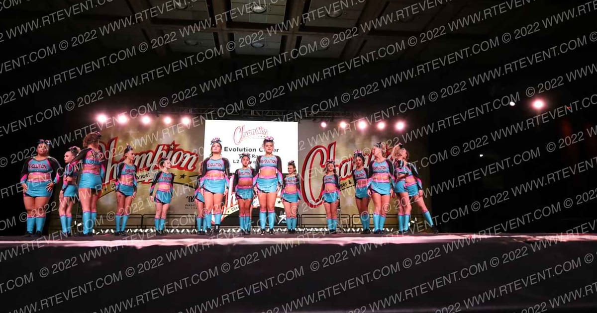 Evolution Cheer Teal Rage · CCD Grand Nationals CHEER
