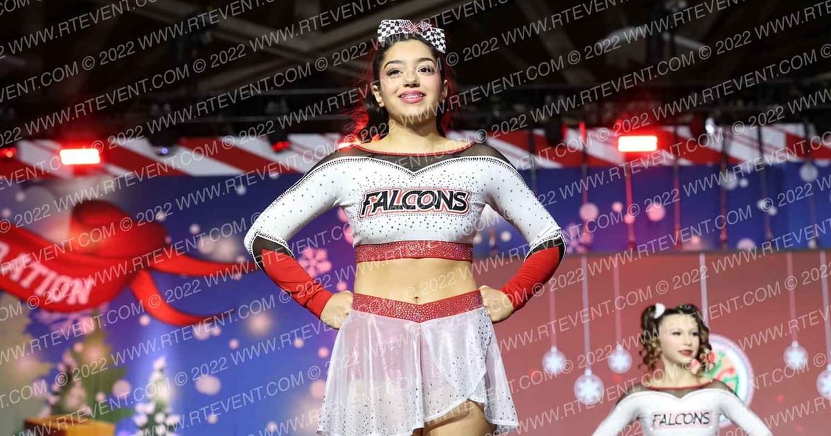 Cheer-riffic Techniques Red Feathers · Spirit Celebration Christmas Grand Nationals