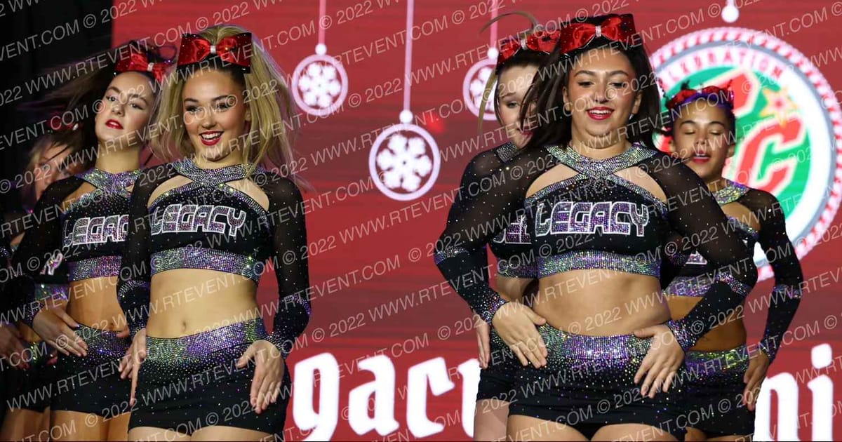 Legacy Premier Cheer Black Widow · Spirit Celebration Christmas Grand Nationals