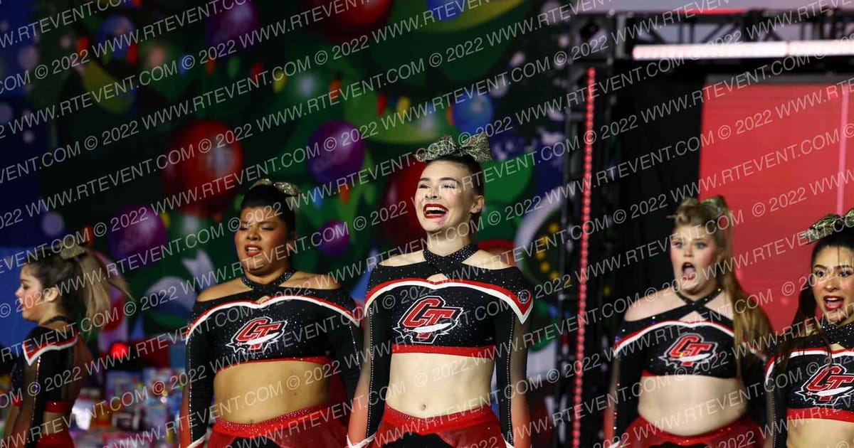 Cheer-riffic Techniques Night Hawks · Spirit Celebration Christmas Grand Nationals