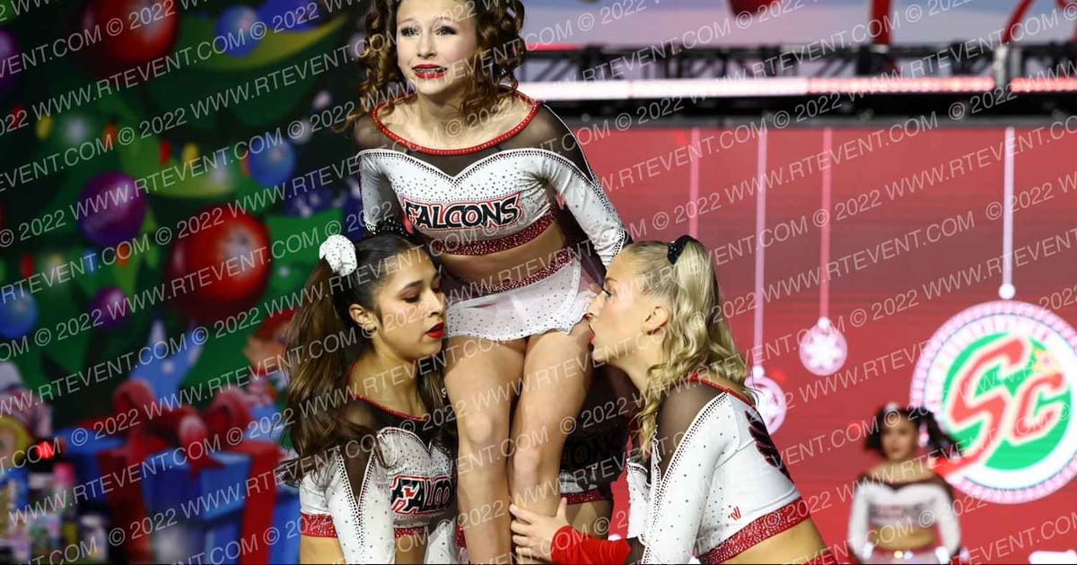 Cheer-riffic Techniques Falcon Karma · Spirit Celebration Christmas Grand Nationals