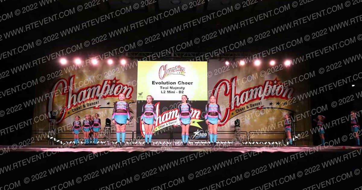 Evolution Cheer Teal Majesty · CCD Grand Nationals CHEER