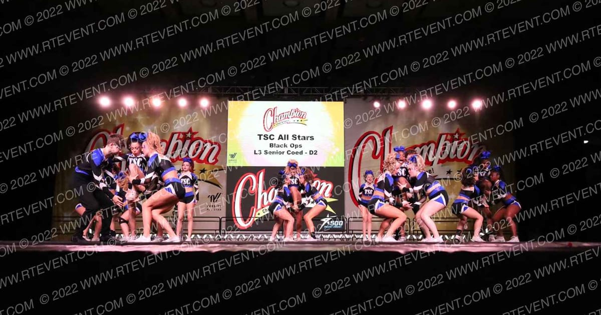 TSC All Stars Black Ops · CCD Grand Nationals CHEER