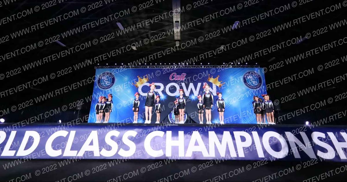 American Cheer TINY STARS · Cali Crown