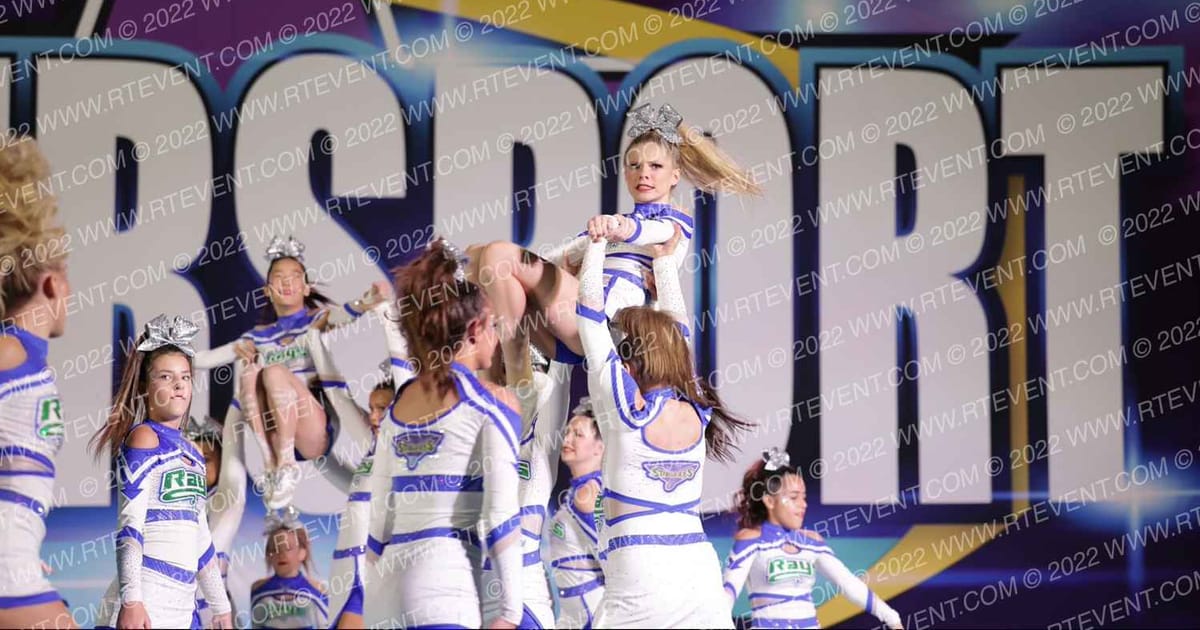 The Stingray Allstars Silver · CHEERSPORTCartersvilleClassic