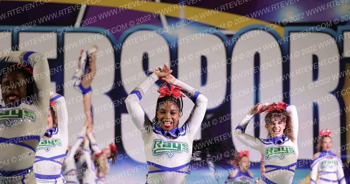 The Stingray Allstars Scarlet · CHEERSPORTCartersvilleClassic