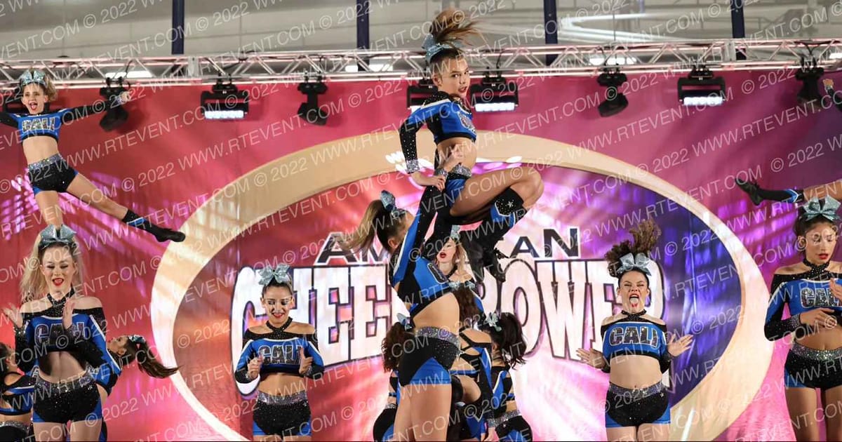 The California All Stars-Livermore Bluettes · Cheer Power Holiday Showdown Roseville