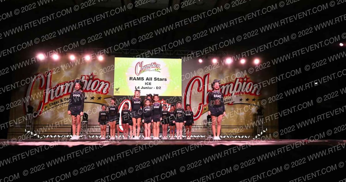 RAMS All Stars ICE · CCD Grand Nationals CHEER