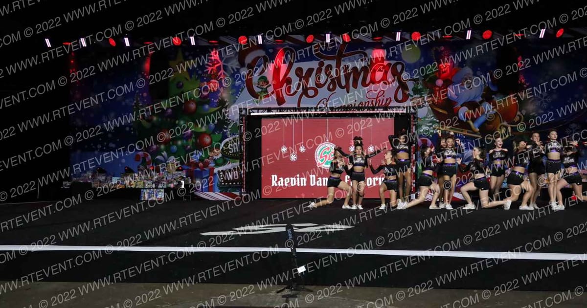 Raevin Dance Factory RDF Allstars Royal Eclipse · Spirit Celebration Christmas Grand Nationals