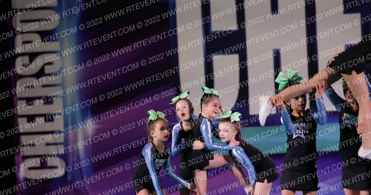 Eagles Elite Cheerleading Glow · CHEERSPORTCartersvilleClassic