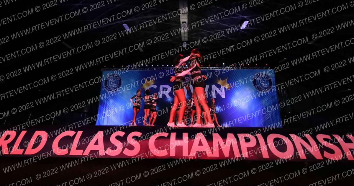 American Cheer J RED · Cali Crown