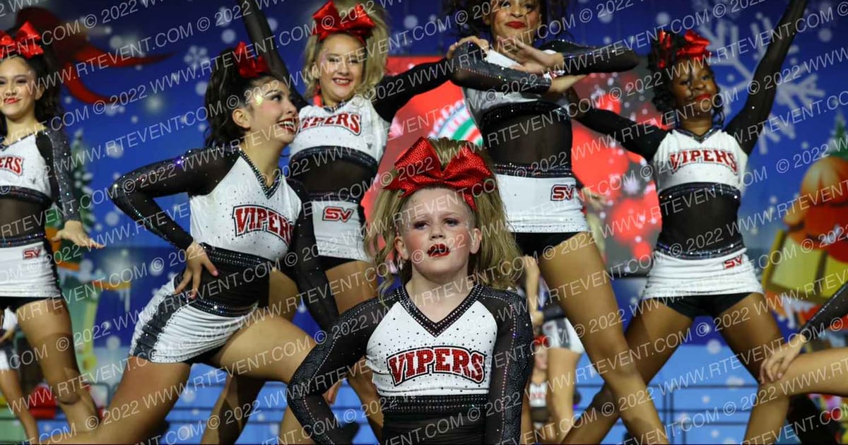 Stars Vipers Katy Red Hot Mambas · Spirit Celebration Christmas Grand Nationals