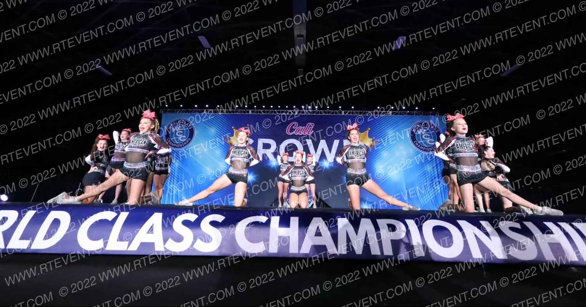 American Cheer JR BLUE · Cali Crown
