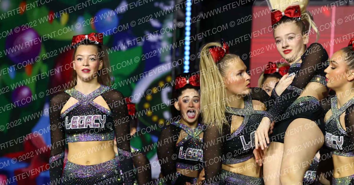 Legacy Premier Cheer Black Widow · Spirit Celebration Christmas Grand Nationals