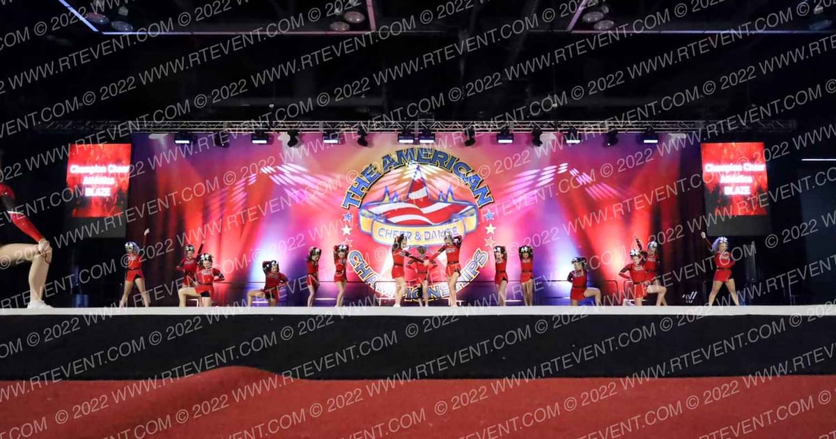 Champion Cheer Athletics BLAZE · The American Northwest Nationals Portland DIDII