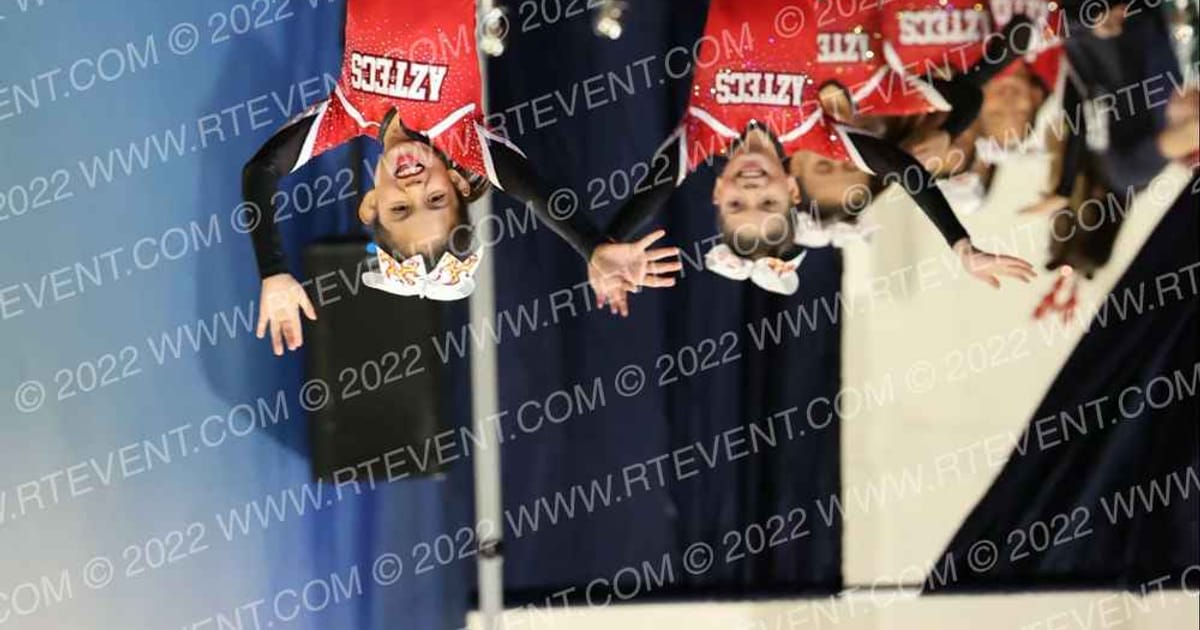 South Gate AZTECS 8U AZTECS CHEER · Cali Crown