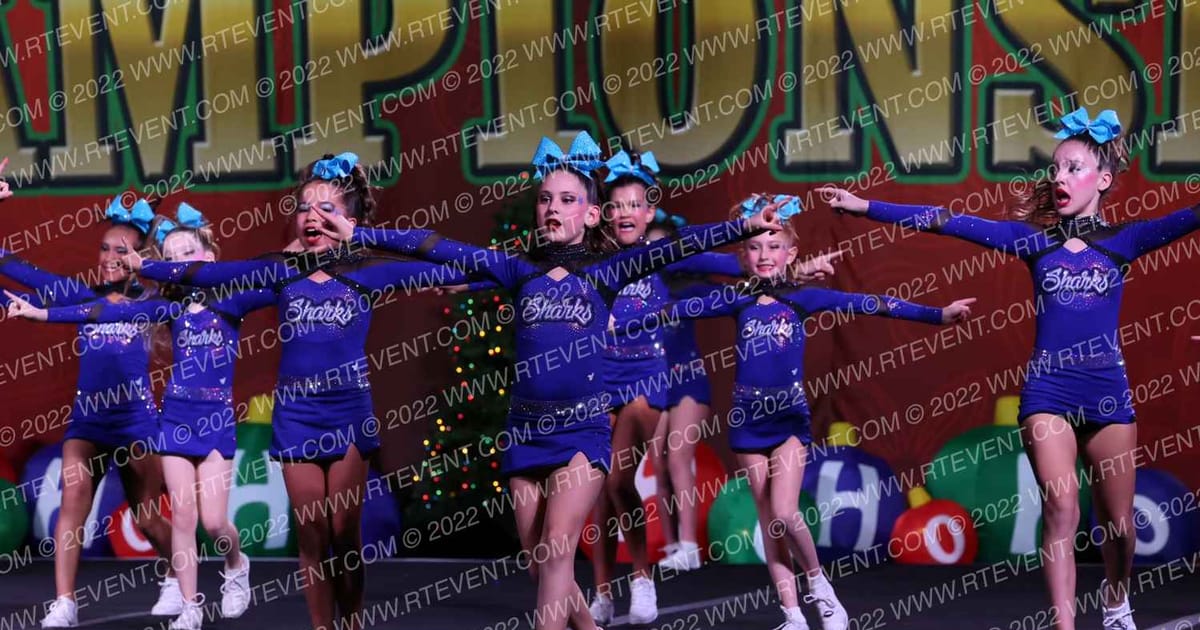Biron Elite Cheer Icy Sharks · Cheer Power Holiday Showdown Houston DIDII