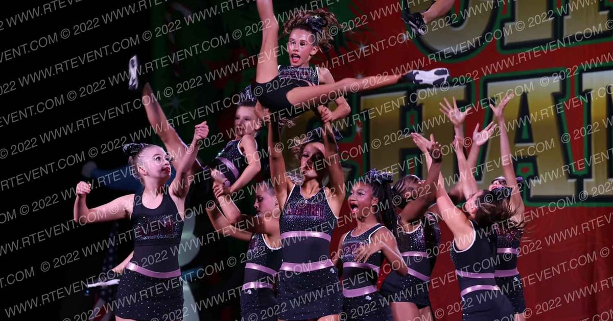 A1 Spirit Athletics Rose · Cheer Power Holiday Showdown Houston DIDII