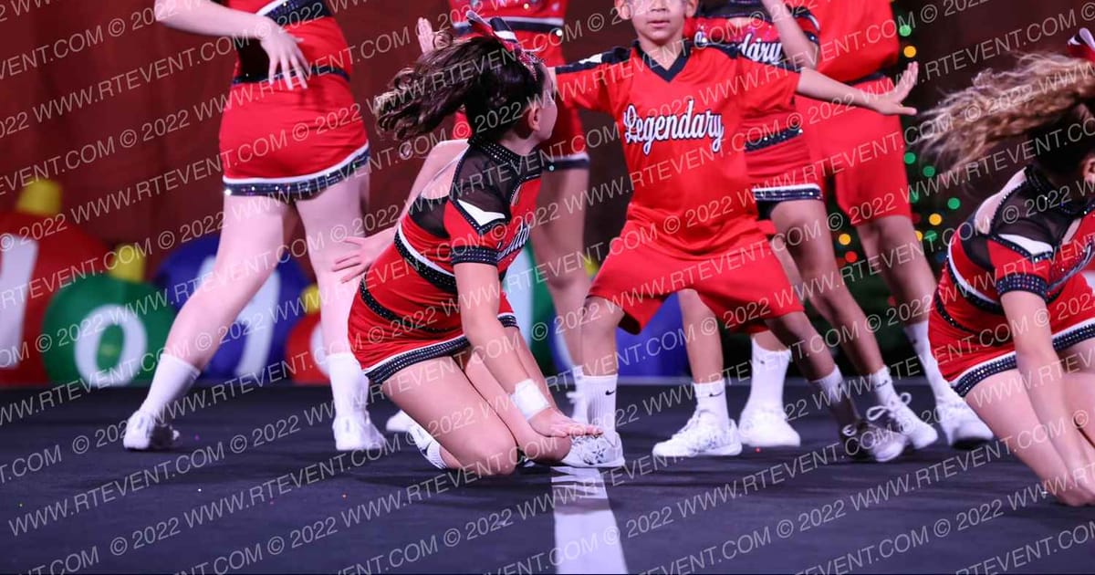 Legendary Cheer Elite Fire Angels · Cheer Power Holiday Showdown Houston DIDII