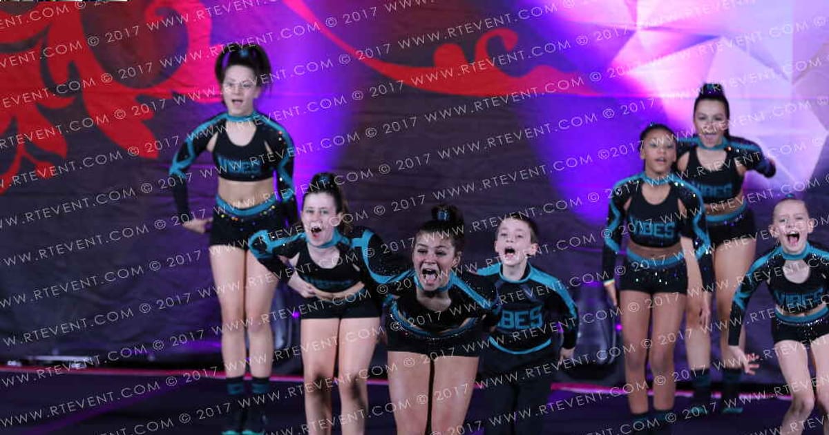 Vibes Cheerleading EMPOWERED · Heart of London University Nationals
