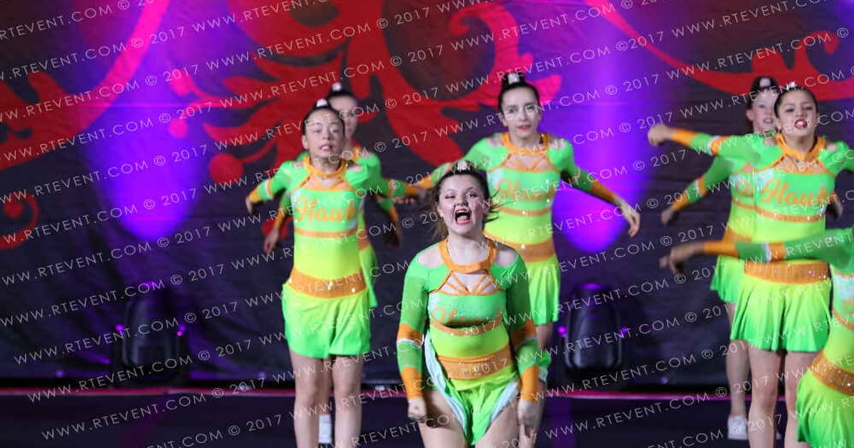 Hartlepool Hawks Cheerleading Academy Supreme · Heart of London University Nationals