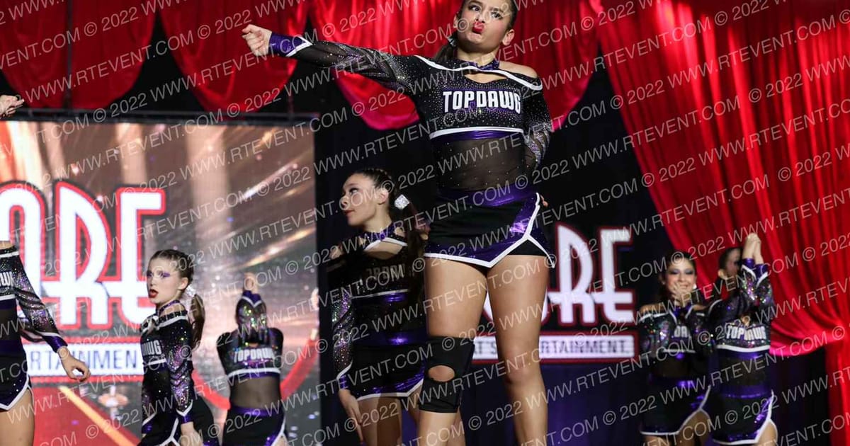 Top Dawg Cheer & Tumbling Purple Reign · Encore Grand Nationals Houston