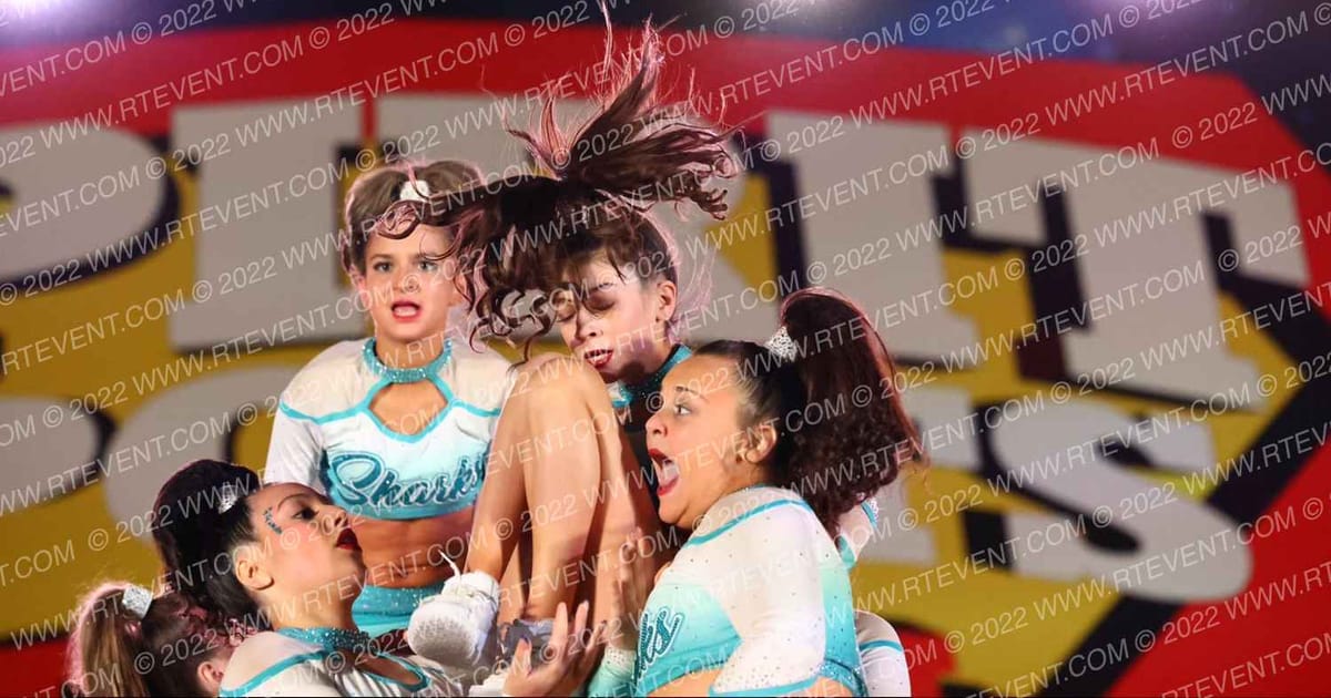 Cheer Sport Sharks-New England Lady Sharks · Spirit Sports Worcester Nationals DIDII