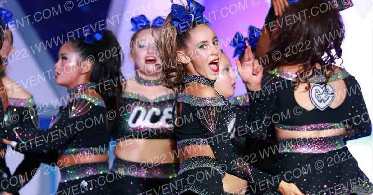 OC ELITE CHEER  DEJA BLUE · West Coast State Championship
