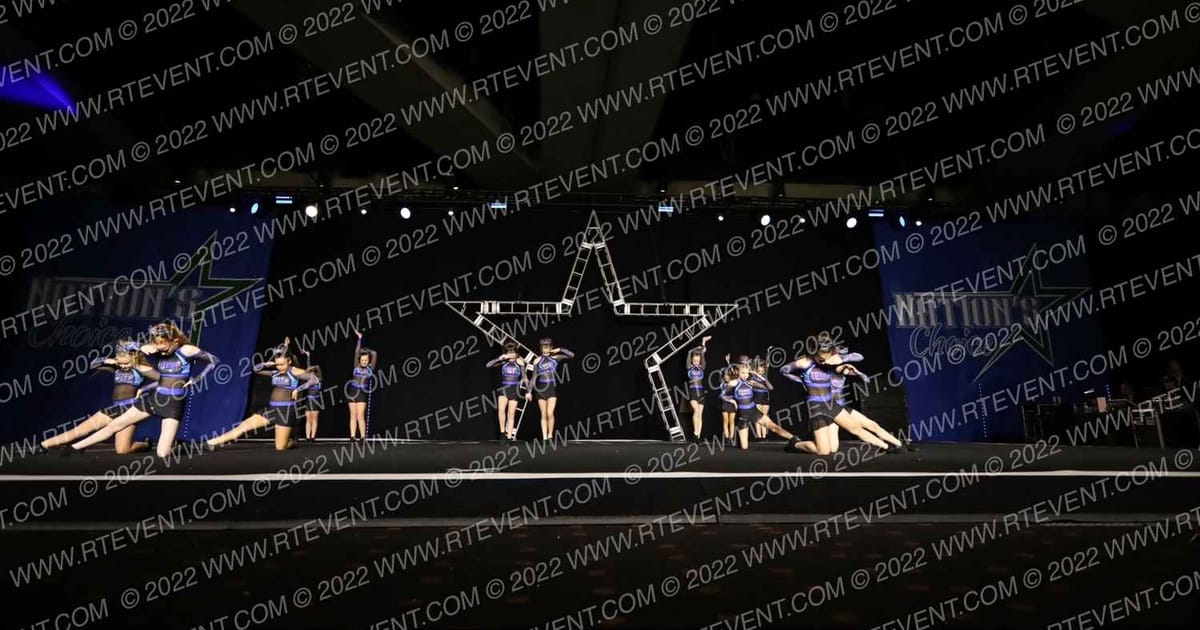 Ideal Athletics Blue Angels · Nations Choice Cheer Grand Nationals