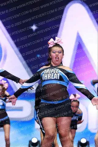 TRIPLE THREAT CHEER   ROYAL STARS
