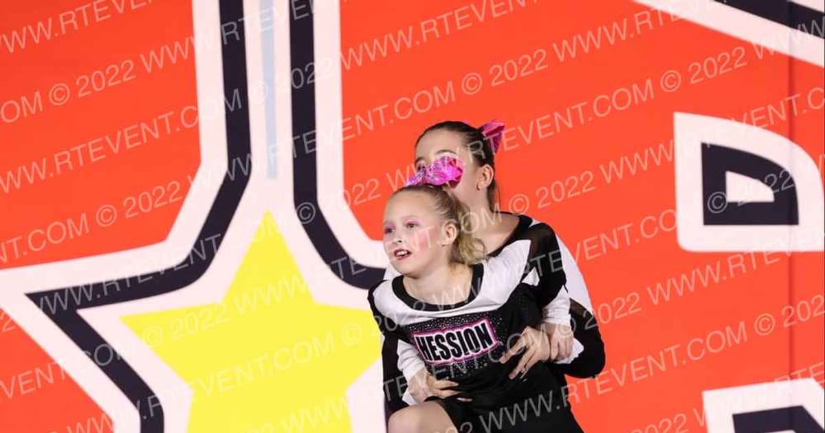 Hession Cheer Academy Pink Flamin-GLOWS · Americas Best Indy Challenge