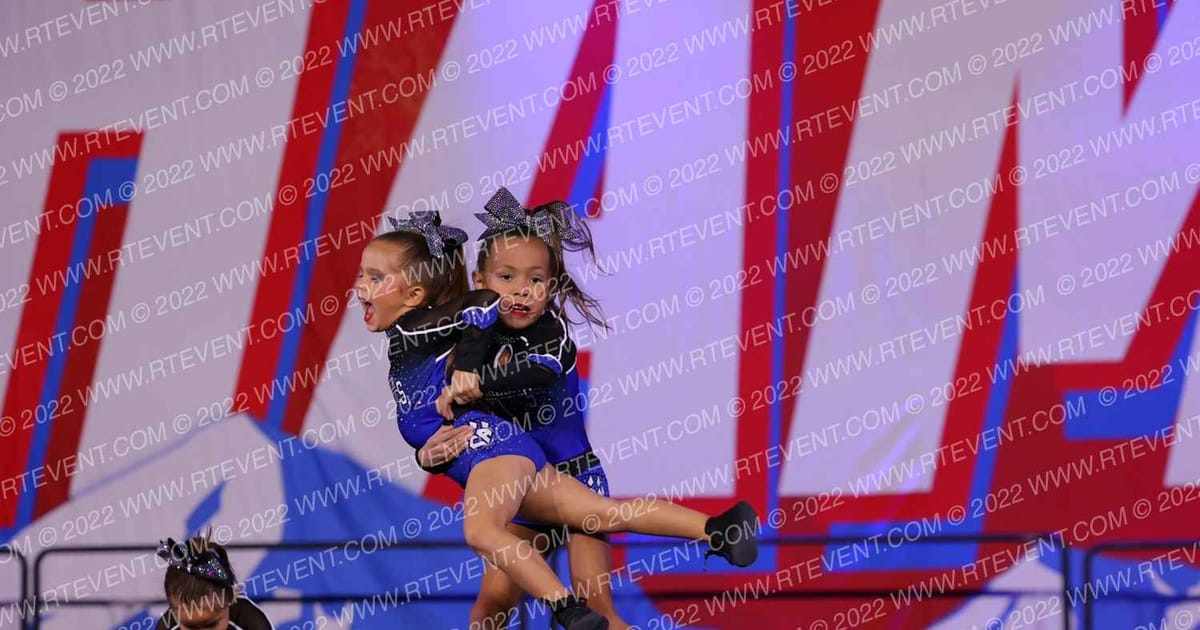 Cheer Athletics - Denver Tiny Violet · CHAMPS Grand Nationals DIDII