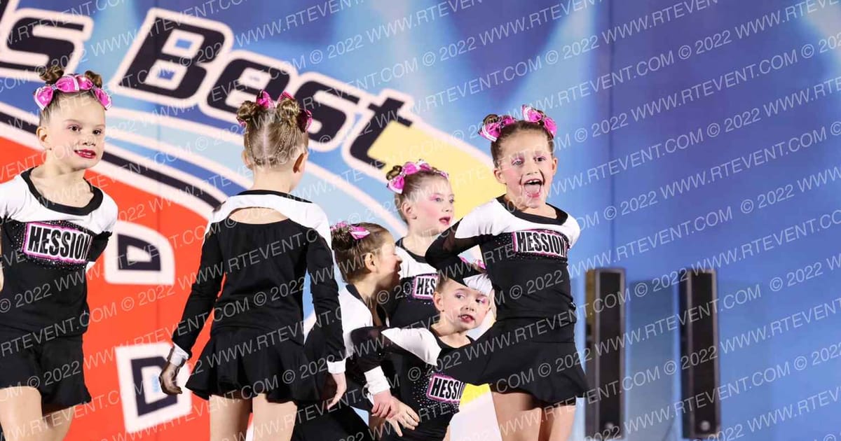 Hession Cheer Academy Pink Sparklers · Americas Best Indy Challenge