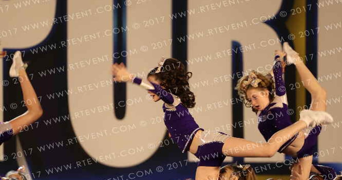 RBA Athletic Association Silver Flame · Cheersport Sweetheart