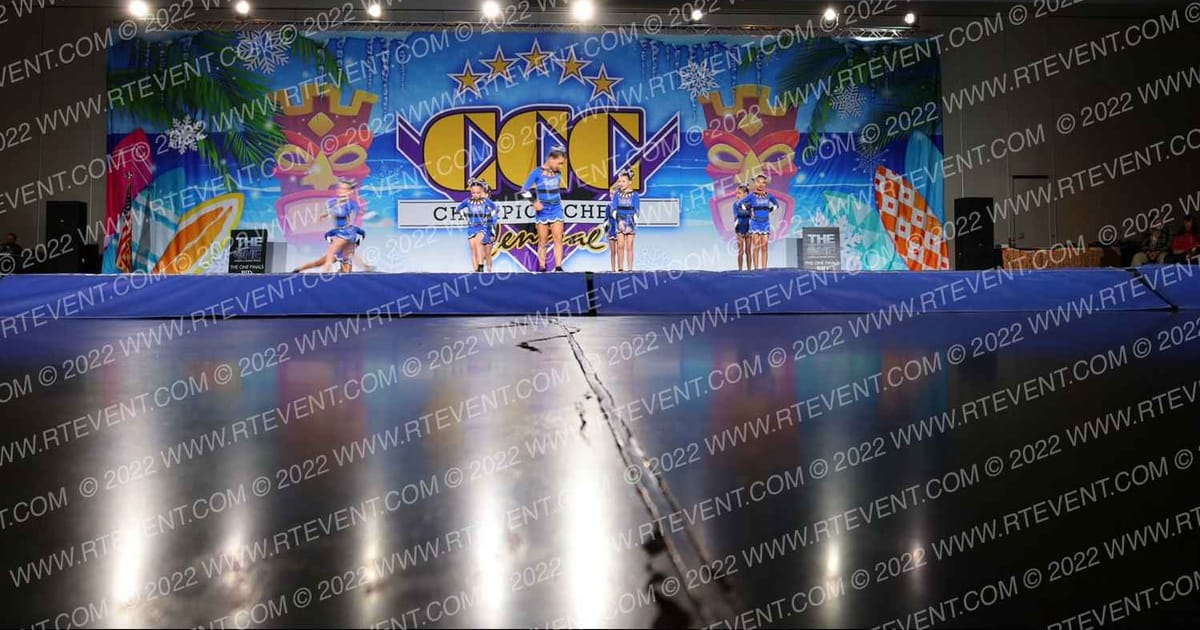 Infinity All Star Cheerleading Baby Bombs · Winter Beach Blast