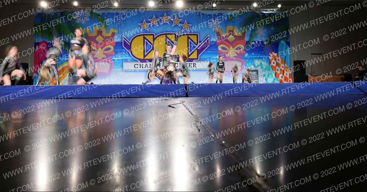 Coach Blondie Tumble and Cheer Blondeshells · Winter Beach Blast