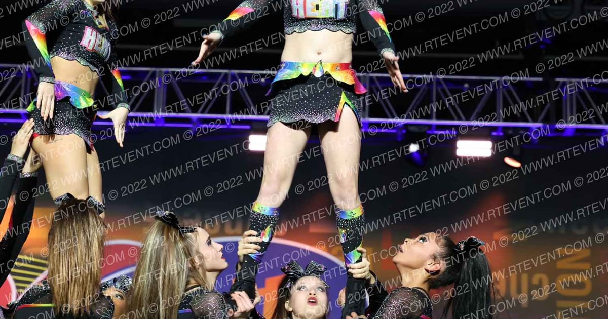 Hagerstown Heat All Stars Green Envy · Spirit Cheer Super Nationals DIDII