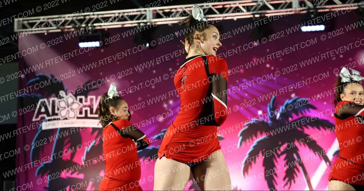 Champion Cheer Athletics Burn · Aloha Portland Showdown DIDII