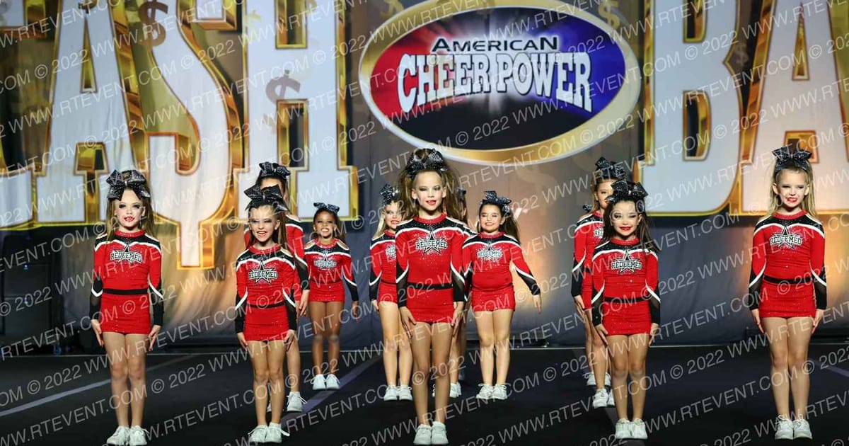 Redeemed Cheer Academy Shining Stars · Cheer Power Cash Bash Galveston