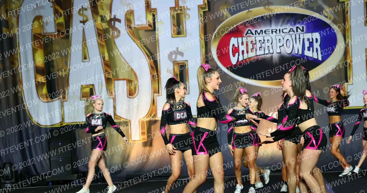 DCA Cheer and Tumbling Pink Diamonds · Cheer Power Cash Bash Galveston