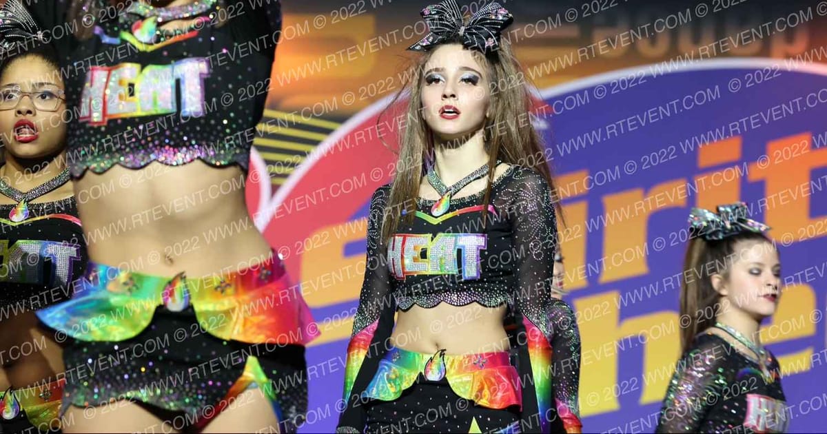 Hagerstown Heat All Stars Green Envy · Spirit Cheer Super Nationals DIDII