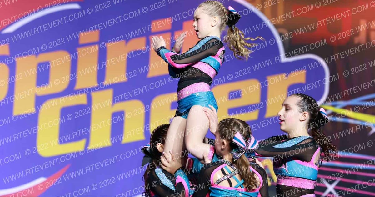 Evolution Cheer Teal Fury · Spirit Cheer Super Nationals DIDII