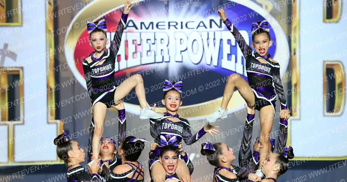 Top Dawg Cheer & Tumbling K9 Cuties · Cheer Power Cash Bash Galveston