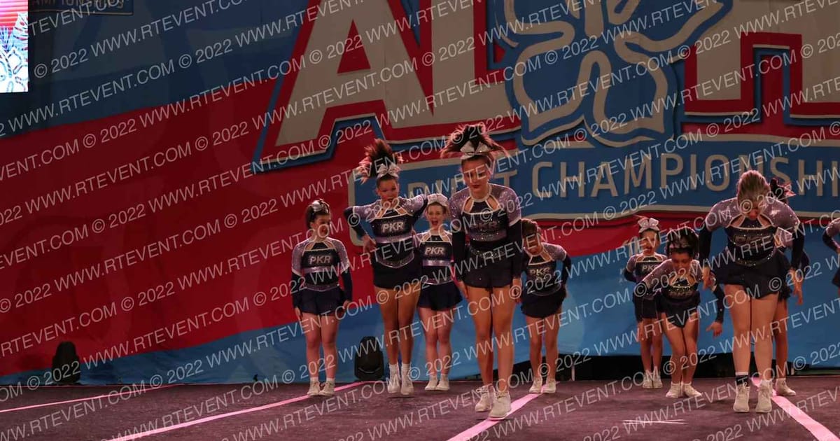 PKR Cheer Club Blue Hail · Aloha Baltimore Showdown
