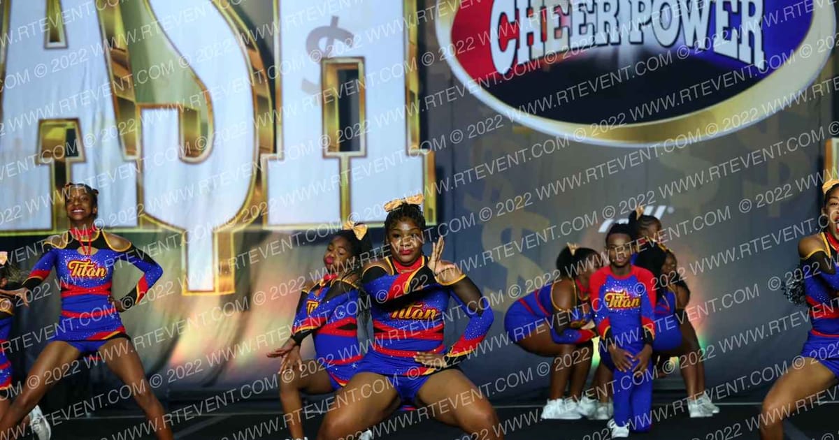 Titan Athletic All Stars Dynamite · Cheer Power Cash Bash Galveston