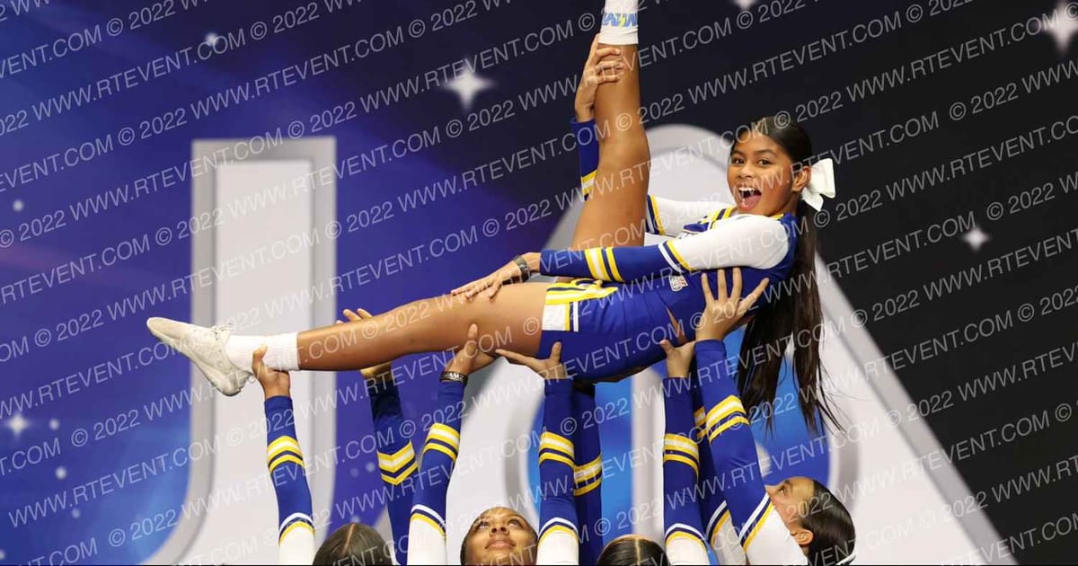 MIRA MESA POP WARNER JV CHEER 2024 · Palms and Pyramids